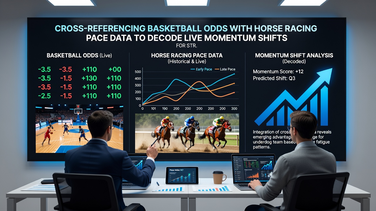 Interaktives Dashboard mit synchronisierten Basketball- und Pferderenn-Datenströmen