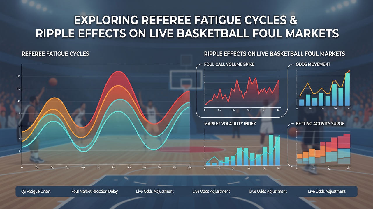 Visualisierung von Foul-Marktbewegungen und Schiedsrichterleistung in dichten NBA-Spielplänen