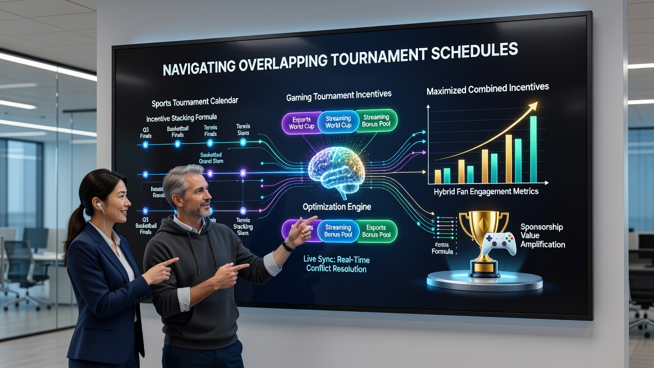 Grafik zur Synchronisation von Sport- und Gaming-Märkten bei Kalenderüberlappungen